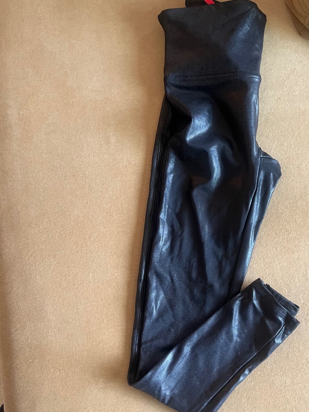 Spanx Coated black legging
